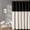 Black & Cream, variant on Psoiuetr Linen Shower Curtains for Bathroom Farmhouse Shower Curtain Rustic Country Button Fabric Pleated Brown Stripe 72" x 72"