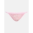 thumbnail image 6 of No Boundaries Women’s All Over Lace Bikini Underwear, 3-Pack, Sizes XS-XXXL, 6 of 8