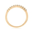thumbnail image 3 of Bague de Mariage en Or Jaune 14k avec Diamant Rond 1/4 Ct, Bande Empilable pour Femmes, 3 of 3