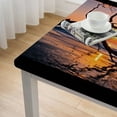thumbnail image 5 of nygtbtfer Landscapes Sunset Night Scenery Fitted Table Cloth for Table Tablecloths for Rectangle Tables for Kitchen Dining Party 36*36, 5 of 8