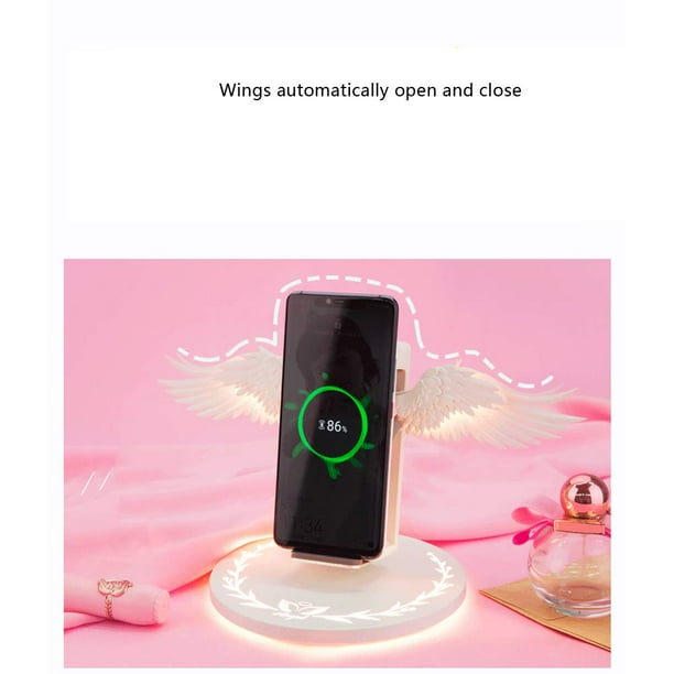 Angel Wings ワイヤレス充電器 4代目 Angel Charger™ - Wireless Angel Wings Charger USB Fast Charge with