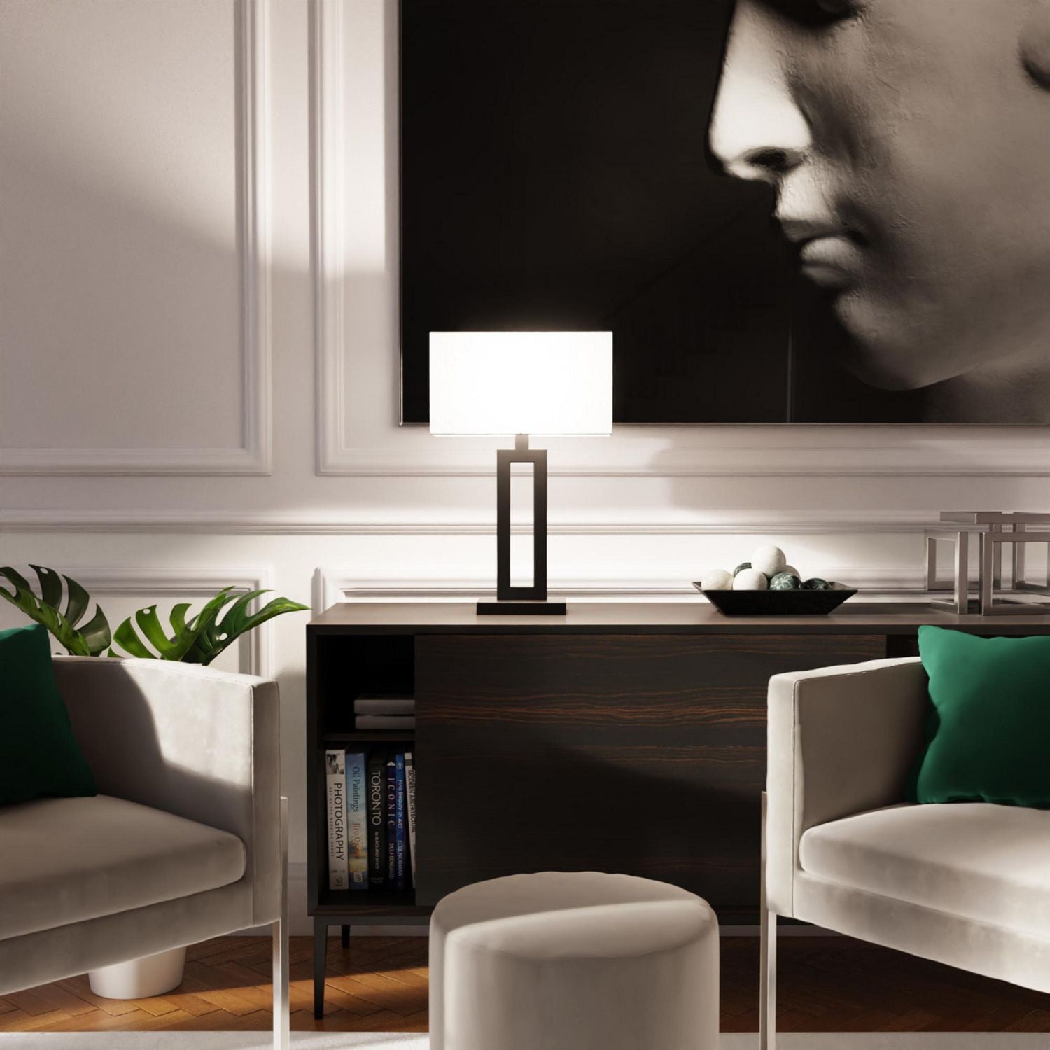 Globe Electric 60W Equivalent Daylight (5000K) A19 Non-Dimmable LED Plastic Light Bulb 4-Pack, E26 Base, 800 Lumens, 30717