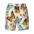 thumbnail image 4 of Lsque Mens Swim Trunks Butterflies Pattern - Bathing Suit Compression Liner - Beach Swim Shorts Swimwear - (S-3XL) - Stretch Quick Dry -3X-Large, 4 of 9