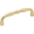 thumbnail image 1 of Hickory Hardware P14451-3 3 In. Conquest Polished Brass Cabinet Pull, 1 of 2