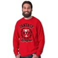 thumbnail image 3 of Fantasy MVP League Sports Fanatic Men's Big & Tall Long Sleeve Graphic Tee Brisco Brands 3X, 3 of 5