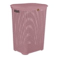 thumbnail image 1 of Canasto para Ropa Plástico Cesto 57 cm Ratán Rosa La Ardilla La Ardilla Canasto Rosa, 1 of 2