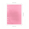 thumbnail image 2 of A5 Refill Paper 5.6x8.3'', Planner Inserts for A5 Binder Budget Planner Journals Notebook, 6 Ring Loose Leaf Lined Paper with Binder Dividers, 240 Pages Pink, 2 of 7