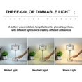 thumbnail image 4 of Lámpara de mesa de cristal de diamante, 16 colores RGB que cambian con control remoto y táctil, lámparas de mesa de acrílico, luz de noche LED recargable por USB para sala de estar y, 4 of 5