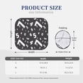 thumbnail image 3 of Windshield Sun Shade, Black Math Number Foldable Car Sun Shade Windshield For Front, 2 Pieces, 3 of 4