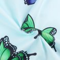 thumbnail image 3 of Female Fashion V Neck Butterfly Print Short Sleeve Jumpsuit Bodysuit Sleepwear, 3 of 7