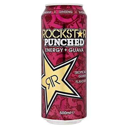 Rockstar Punched Guava Energy Drink (500ml) - Pack of 6