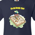 thumbnail image 4 of Inktastic I'm on Beach Time with Sandbox and Beach Chair Youth T-Shirt, 4 of 5
