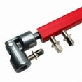 thumbnail image 3 of Double Trottinette à Pédales Arbre en Acier Connecteur de Bras, Rouge, 3 of 7