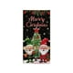 thumbnail image 1 of Decoraciones de Navidad Decoración de Puerta de Navidad de 6.66x2.99 Pies con Entrega de Regalo de Papá Noel, Fondo de la Atmósfera Festiva de la Fiesta Decoraciones de Navidad de Interior, 1 of 6