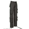 thumbnail image 6 of Yuzhih Womens Cargo Pants Fashion Low Waist Casual Streetwear Lightweight Baggy Jogger Cargo Trousers, 6 of 7