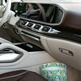 thumbnail image 7 of Zufioo Panda Bathing Print Car Trash Can, Car Accessories Trash Can with Velcro Webbing, Suitable for Various Car Models, 7 of 7