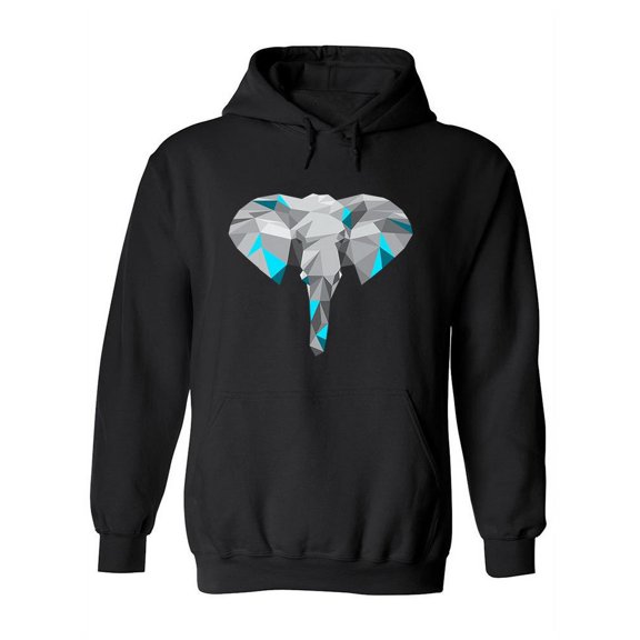 Geometrical Elephant Hoodie Women -Image by Shutterstock, Female Small