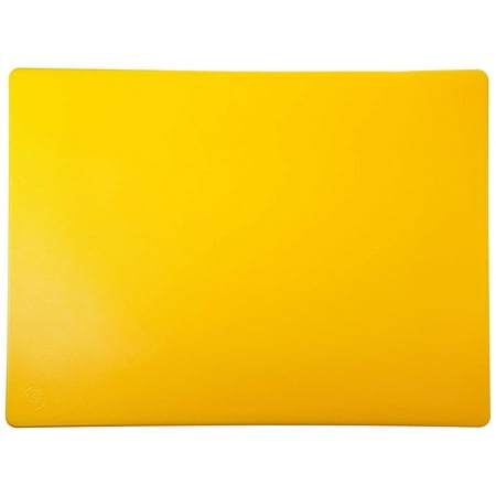 Winco Polyethylene Cutting Board, 1/2"H x 15"W x 20"D, Yellow