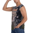 thumbnail image 3 of Balery Black Dragon Cliff Dawn Camisetas sin mangas para hombre, absorbe la humedad y protege contra el mal olor.-Small, 3 of 7