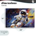 thumbnail image 5 of Stupell Industries Contemporary Melodies Beyond Earth Canvas Art, 24 x 16, by Leon Devenice, 5 of 9