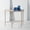 Brass/White, variant on SAFAVIEH Couture Jessa Glam Metal Console Table, Black/White