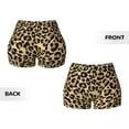 thumbnail image 6 of Yiaed Leopard Print Print Women's Athletic Shorts Running Shorts Sporty Short High Waisted Elastic Workout Shorts for Yoga Gym Running & Sports -Small, 6 of 8