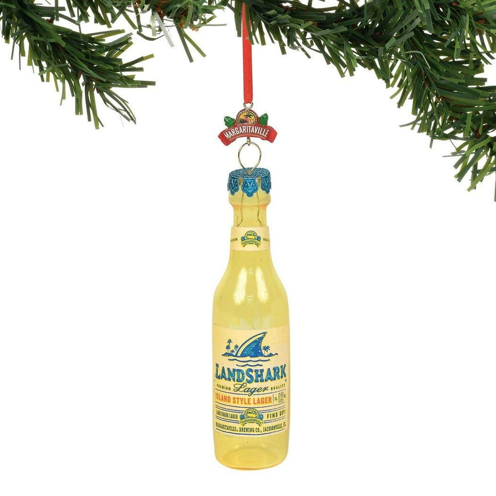 Department 56 Margaritaville Landshark Beer Bottle Christmas Ornament
