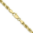 thumbnail image 4 of Auriga Fine Jewelry 10K Yellow Gold 4mm Rope Chain Necklace 22inch for Women, 4 of 5
