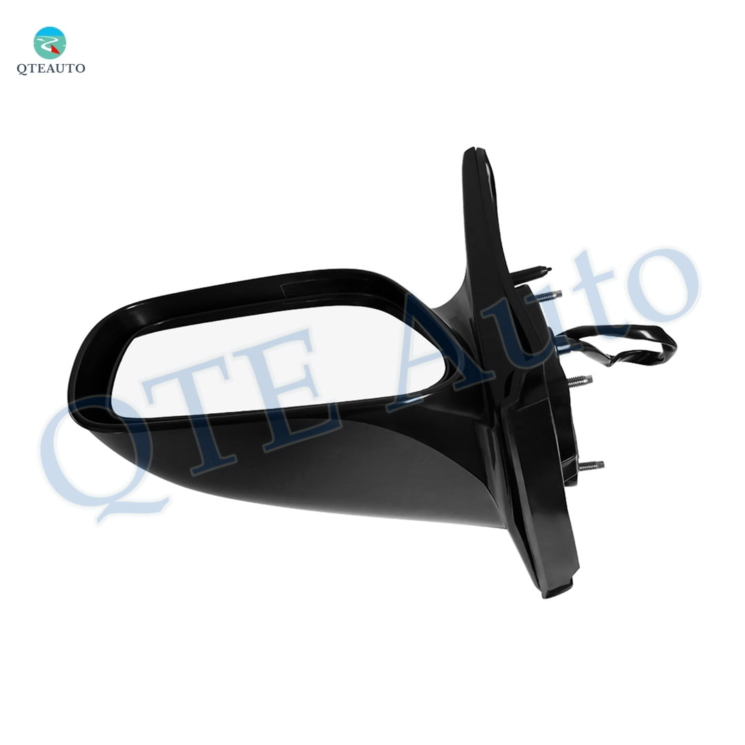 Left Driver Side Power Foldaway View Mirror Chrome/Flat Black Smooth 3H3P For 2003-2008 Pontiac Vibe