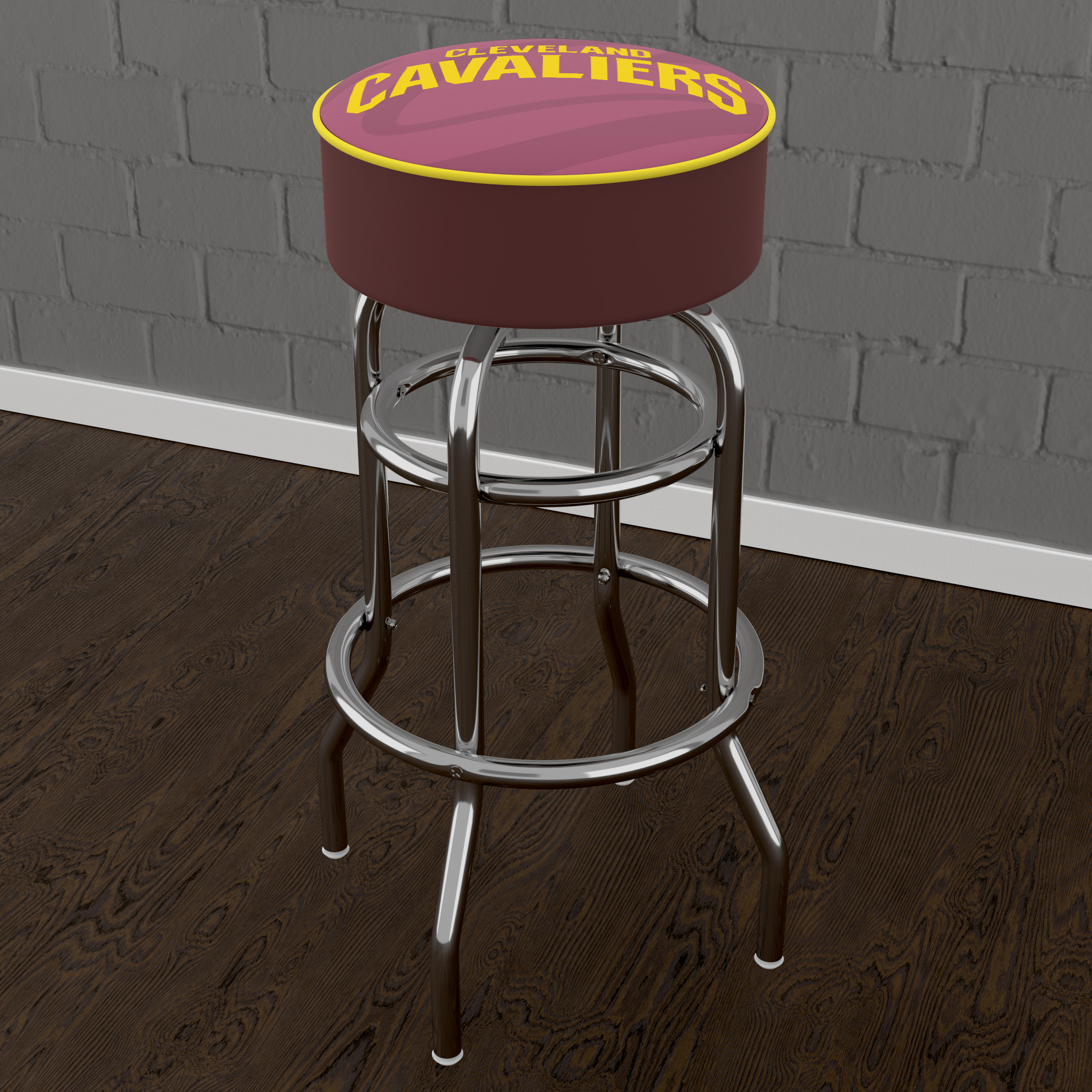 Trademark Gameroom Cleveland Cavaliers Fade Bar Stool with Padded Seat