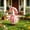 Pink, variant on Raincoat Porch Goose Outfit, Yard Gooses Clothes, Garden Decoration Outfit, Patio Gooses Statue Accessories