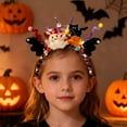 thumbnail image 4 of Halloween Pumpkin Headband DIY Kit for Children, Glow-in-the-Dark Pipe Cleaner Materials for Party Dress-Up and Spooky Fun, 4 of 7