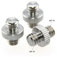 thumbnail image 3 of CAMVATE 3/8"-16 Male to 3/8"16 Male Thread Screw Adapter for DSLR Flash Tripod Light Stand, 3-Pack, 3 of 3