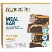 WonderSlim Meal Bar, Caramel Cocoa (7ct)