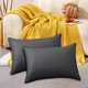 thumbnail image 5 of Funda de almohada rectangular impermeable para exteriores – Protector de cojín moderno y liso para muebles de patio, jardín y piscina., 5 of 6