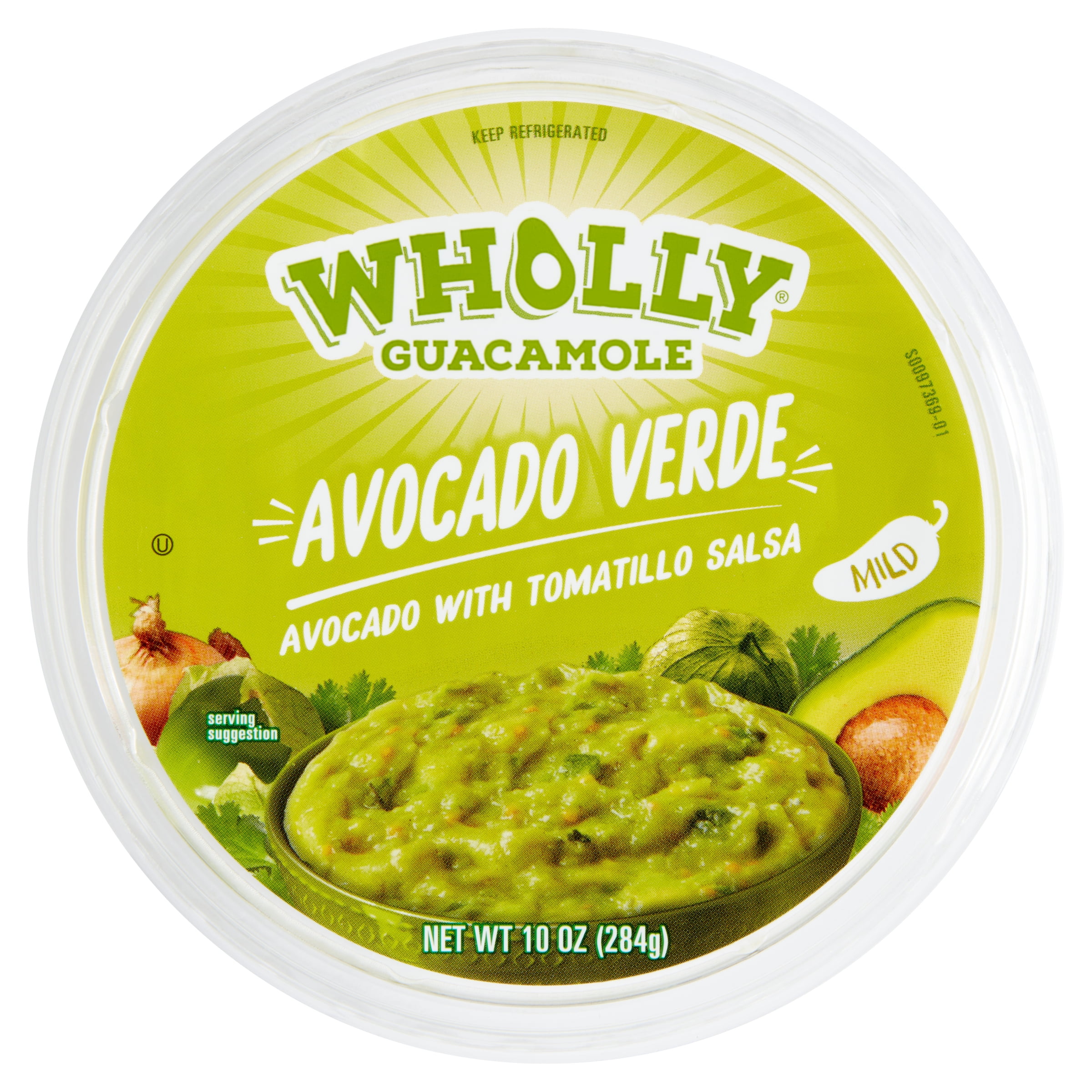 WHOLLY GUACAMOLE Avocado Verde, 10 oz