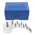 thumbnail image 1 of Kit de pesas de calibración para balanzas Pesas de precisión en gramos Pesas de calibración metálicas con pinzas de plástico Ideales para uso en laboratorios y cocinas, 1 of 8