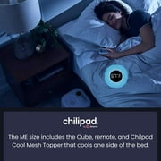Chilipad Cube Bed Cooling System - Cooling & Heating Mattress Topper, ME Half Cal King Bedsize