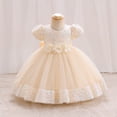 thumbnail image 5 of Vestido de niña, vestido de princesa, vestido infantil, manga corta, lentejuelas, falda abullonada, vestido infantil, 5 of 5
