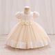 thumbnail image 5 of Vestido de niña, vestido de princesa, vestido infantil, manga corta, lentejuelas, falda abullonada, vestido infantil, 5 of 5