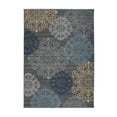 thumbnail image 2 of World Rug Gallery Modern Floral Swirl Design Non-Slip (Non-skid) Area Rug - Gray 7'10" x 10', 2 of 8
