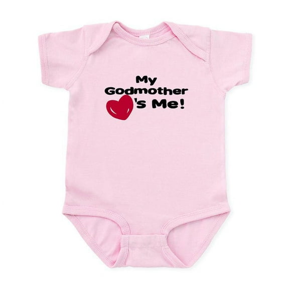 CafePress - Godmother Loves Me Infant Bodysuit - Baby Light Bodysuit, Size Newborn - 24 Months