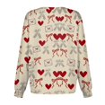 thumbnail image 4 of LHVUOA Valentines Day Womens Warm Up Scrubs Jacket Funny Love Heart Printed Working Jacket Nurse Uniforms Workwear Tops with Pockets, 4 of 4