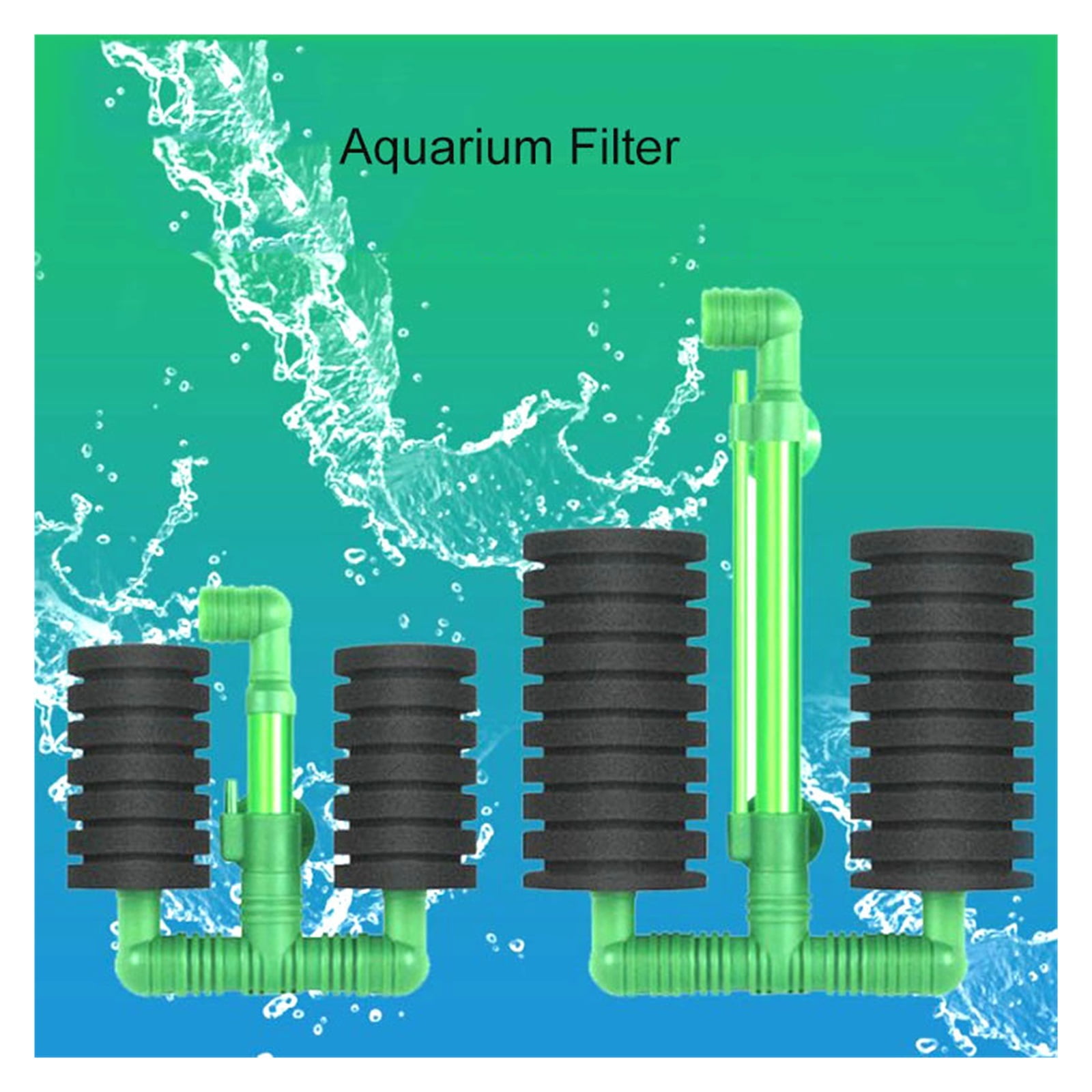 Aquarium Bio-Spong Filter Fish Tank Air Pump Skimmer Biochemical Sponges Filter New Green Bio Sponge