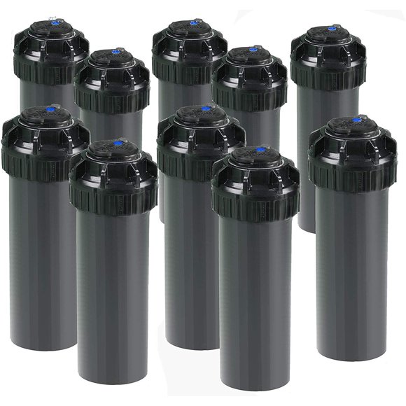 Lot de 10 Rainbird Rotor 5004-PC3.0 4 Pouces Série 5000 Arroseur à Tête Escamotable pour Pelouse avec Buse Préinstallée
