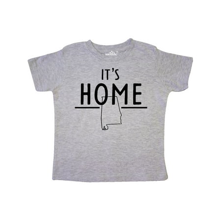 

Inktastic It s Home- Alabama State Outline Gift Toddler Boy or Toddler Girl T-Shirt