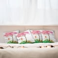 thumbnail image 3 of Ambesonne Colorful Throw Pillow Cover 4 Pack, Spring Blossoming Tree, 16", Multicolor, 3 of 6