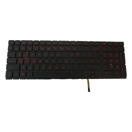 Backlit Keyboard For HP Omen 15-DC 15T-DC Laptops - Red Version