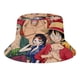 thumbnail image 1 of One Piece Sombrero bucket para adultos, gorra de protección solar, sombrero de pescador plegable para viajes al aire libre, pesca y actividades de verano, 1 of 6