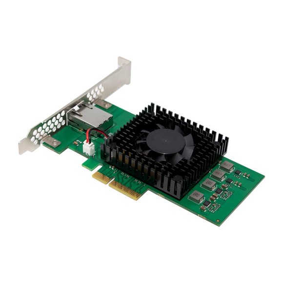 PCIe X4 X540-T1 10GB Ethernet Server Network Card Single-Port 100/1000/10000Mbps Supports UEFI for Win7/8/10